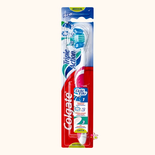 COLGATE DİŞ FIRÇASI ÜÇLÜ ETKİ *12