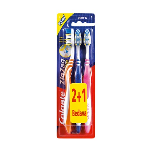 COLGATE DİŞ FIRÇASI ORTA 2+1 *12