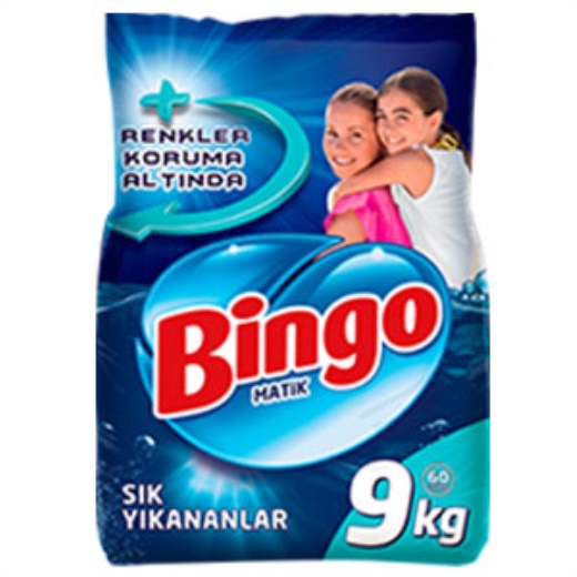 BİNGO MATİK DETERJAN 9 KG. 