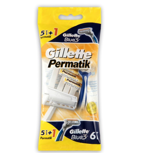 GİLLETTE PERMATİK + BLUE 3 