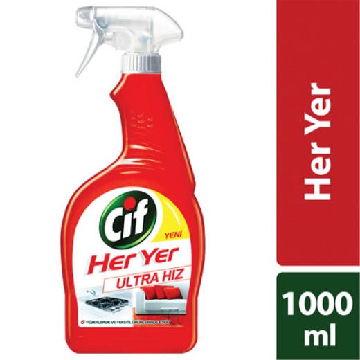 CİF ULTRA SPREY HIZ HER YER 1000 ML *9